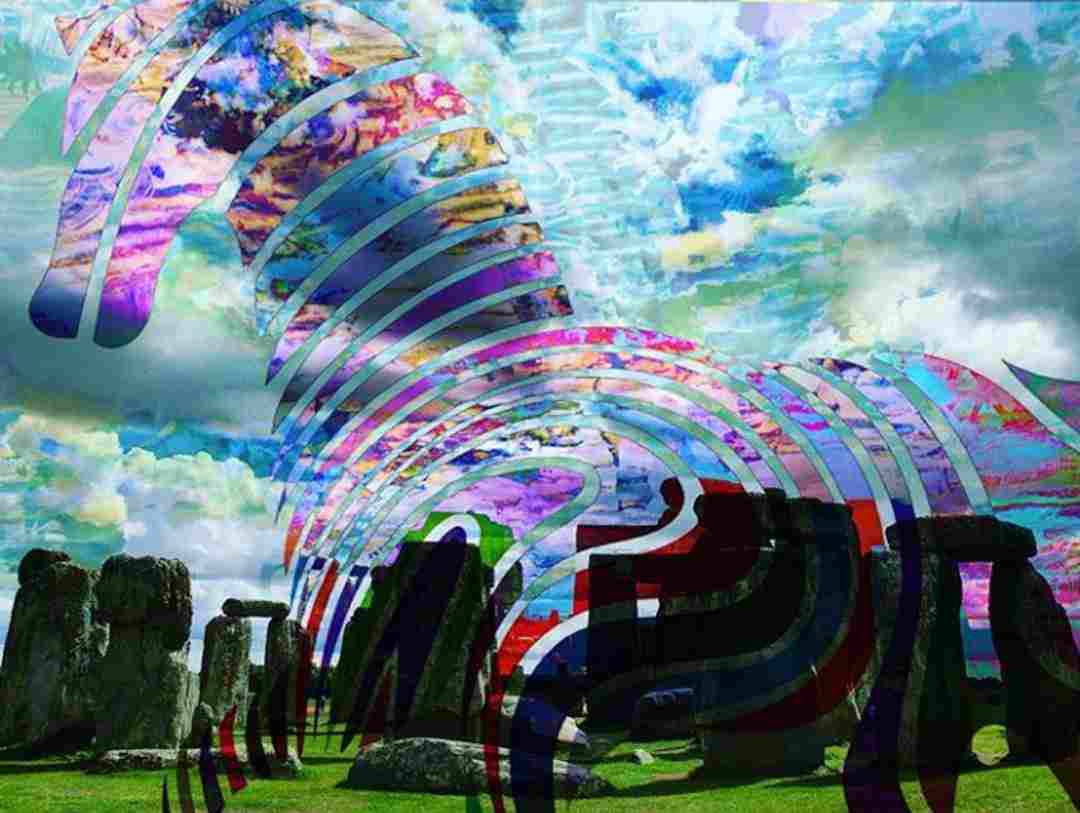 Elemental unicorn at Stonehenge