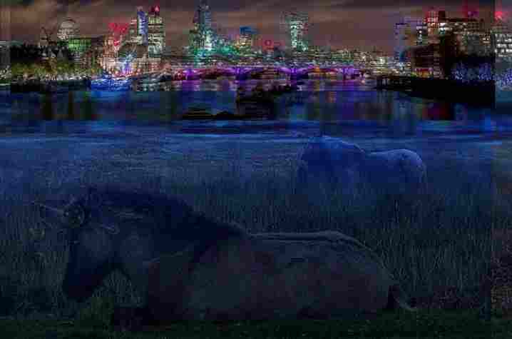 Unicorn under the Thames