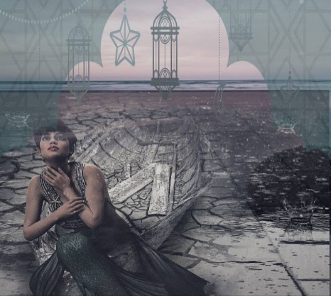 Gothic fashion mermaid