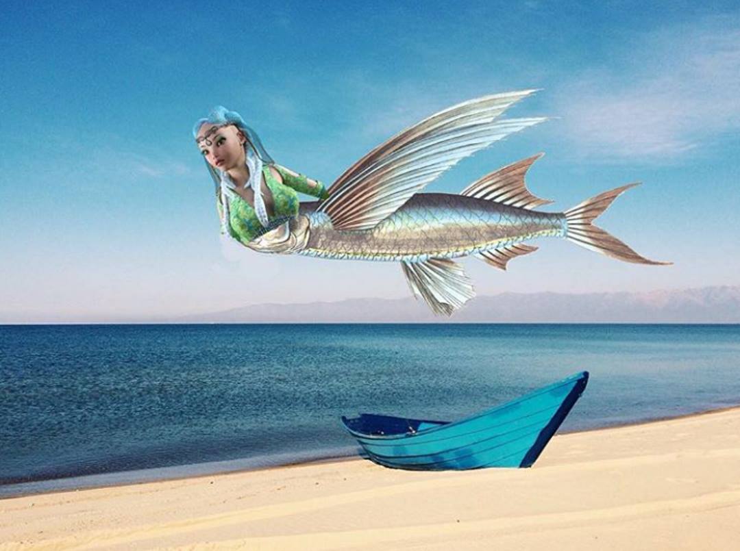 Exotic mermaid