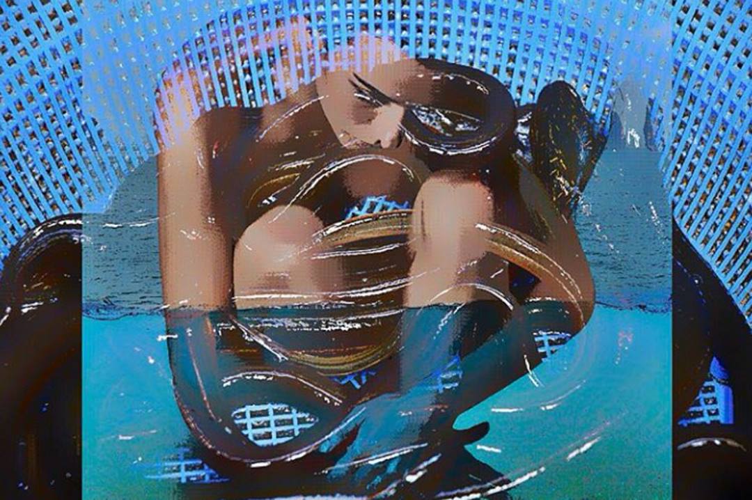 Mermaid with eels, seasnakes